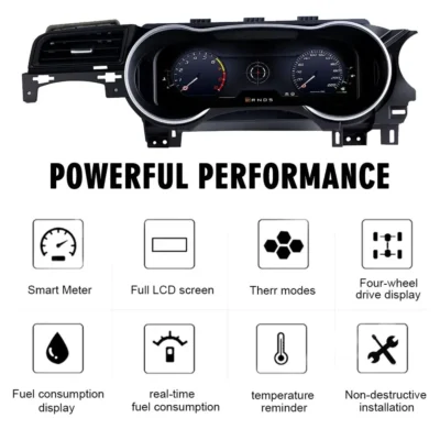NaviHua 12.3 inch Speedometer Virtual Cockpit Dashboard Car Digital Cluster LCD Dashboard Automotive For Ford Mustang 2015 2020 - immagine 6