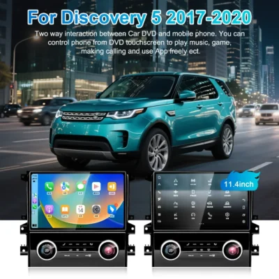 11.4" Android 13 Car Radio For Land Rover Discovery 5 LR5 L462 2017-2020 Wireless CarPlay Multimedia Player AC Panel GPS Stereo - Image 4