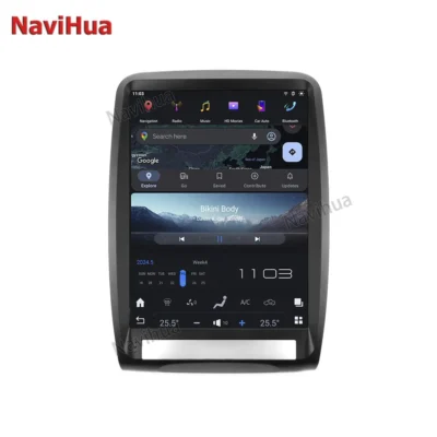 Navihua New Design 13.8'' Touch Screen Android Car Radio GPS Navigation Car DVD Player Multimedia For Dodge Durango 2011-2013 - immagine 5