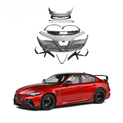Alpha coefficient Romeo Giulia high performance body kitupgradedtoGTAMstyle body kit front bumper rear bumper side skirt spoiler - Image 2