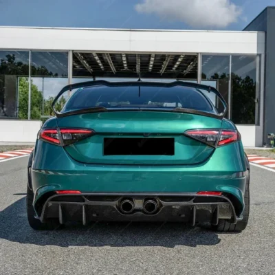 Alpha coefficient Romeo Giulia high performance body kitupgradedtoGTAMstyle body kit front bumper rear bumper side skirt spoiler - Image 5