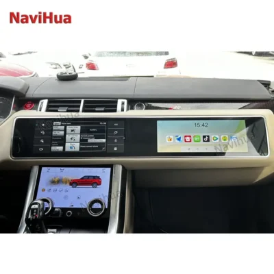 12.3''QLED Screen OEM Style Dual System Design Car Radio for Range Rover Vogue L405 Android GPS Stereo Refit Multimedia Carplay