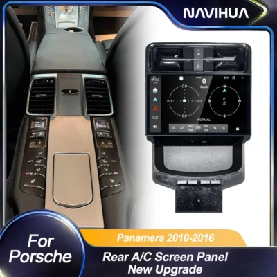 For Porsche Panamera 2010-2016 AC Climate Control Car Stereo Multimedia Player Rear Air Conditioning Screen Auto Entertainment - immagine 2