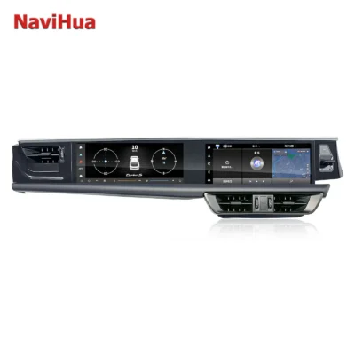 NaviHua For Porsche Macan 2018 2024 Dual Screen New Design Android Car Radio Copilot Entertainment Passenger Carplay Navigation - immagine 4