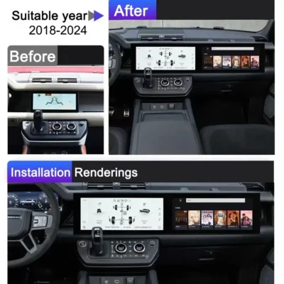 NaviHua for Land Rover Defender L663 2018 2024 Car Upgrade 33.6'' Android Car Radio GPS Navigation Multimedia Carplay Car Stereo - immagine 4