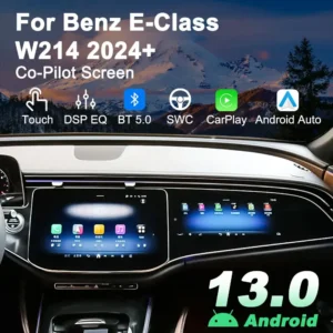 Navihua New Upgrade 12.3 Inch Co-Pilot Screen Android Multimedia Carplay Entertainment Passenger Display for Benz W214 2024 2025