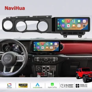 NaviHua Auto Electronics Car audio DVD Multimedia Player Autoradio GPS Navigation Accessories Kit for Jeep Wrangler JL 2022