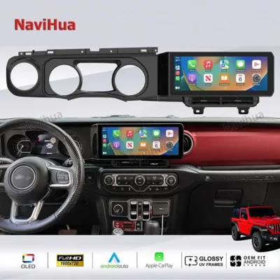 NaviHua Auto Electronics Car audio DVD Multimedia Player Autoradio GPS Navigation Accessories Kit for Jeep Wrangler JL 2022