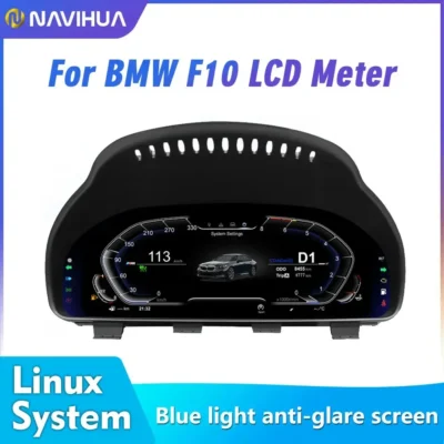 New 12.3 Inch Car LCD Dashboard For BMW 5 Series F10 X5 X6 F15 F16 Digital Cluster Instrument Automotive Virtual Cockpit - immagine 2