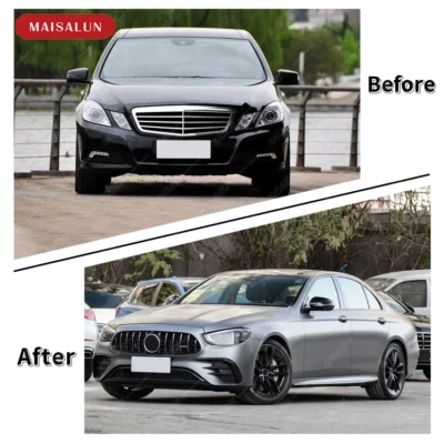 W212 Body Kit for Benz E-Class 2009-2016 W212 Old to New W213 E63 Car Bumper Body Kit - immagine 3