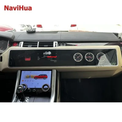 12.3''QLED Screen OEM Style Dual System Design Car Radio for Range Rover Vogue L405 Android GPS Stereo Refit Multimedia Carplay - immagine 5