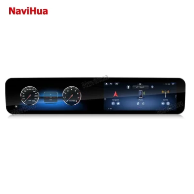 Navihua Dual Screen Android Car Radio Multimedia Stereo GPS Navigation LCD Digital Cluster for Mercedes Benz E W213 2016-2023 - immagine 3