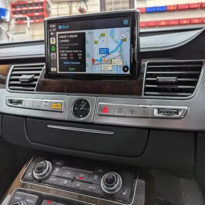 Navihua OEM Style 8inch Retractable Screen Android Car Radio GPS Navigation Multimedia Auto Player Head Unit Stereo for Audi A8 - immagine 6