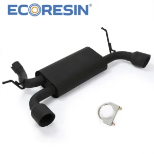 For Wrangler Jeep 2007-2017 JK 4*4 Jeep Exhaust Pipe Muffler System Matte Black Auto Parts Accessories Sahare Rubicon