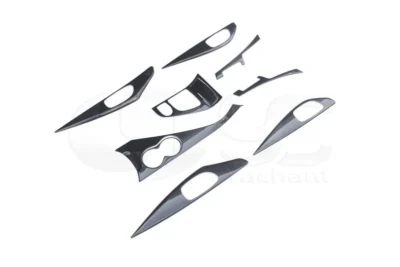 Car-Styling Auto Accessories Dry Carbon Fiber Trim Kit Fit For 2014-2015 Infiniti Q50 Sedan LHD Interior Trim Cover Kit - immagine 2