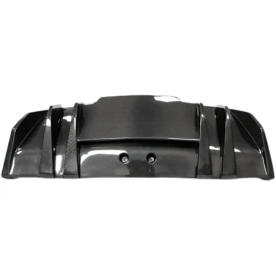 New R8 Real Carbon Fiber Front Rear Bumper Lip Shovel Chin Diffuser Rear Wing Spoiler Car Styling For Audi R8 V10 2017+ - immagine 2