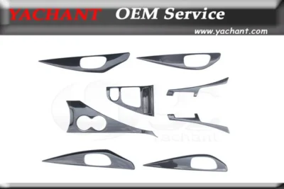 Car-Styling Auto Accessories Dry Carbon Fiber Trim Kit Fit For 2014-2015 Infiniti Q50 Sedan LHD Interior Trim Cover Kit