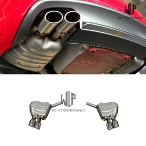 A5 to Rs5 Stainless Steel Car Exhaust Pipes Auto Muffler Tips for Audi A5 Rs5 2010-2015