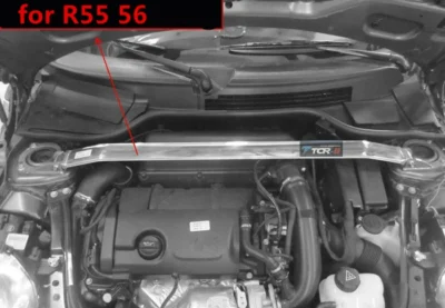 Balancing Pole Body Modification Parts Cabin Reinforcement Strengthen Anti-roll Bar BAR FOR BMW MINI R55 R56 Before Top Bar - immagine 5