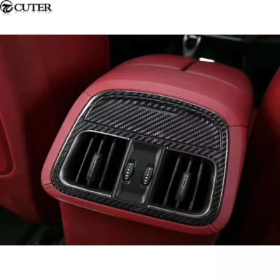 Carbon Fiber Interior Door Handle Cover Dashboard Cover Car Body Kit for Maserati Levante 2017 - immagine 4