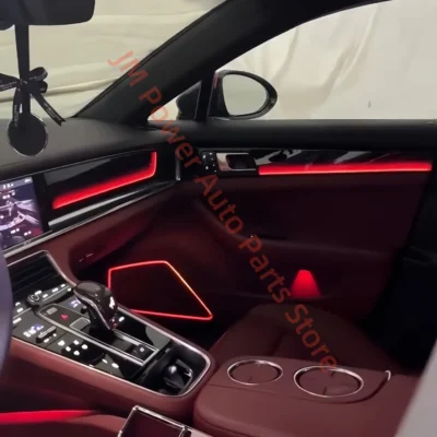 For Porsche Panamera 2017-2023 Atmosphere Lamp Car interior lighting upgrade car accessories Luminous cover plate Ambient Light - immagine 3