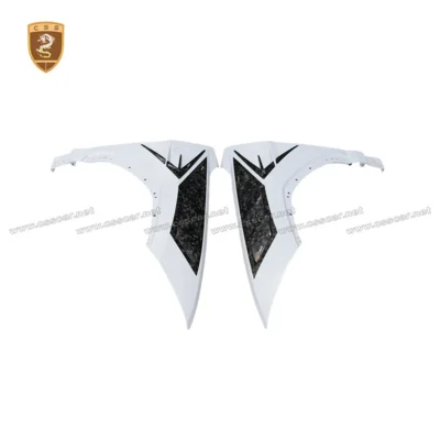 For Lamborghini URUS Upgrade MSY.2 Style Dry Carbon Fiber Wide Front Rear Bumper Surround Body Kit Car Wheel Arch Mudguard - immagine 4