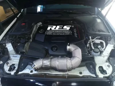 Exhaust Donw Pipe E53 AMG W213/C238 3.0T M256 Exhaust Downpipe For Mercedes-Benz E53 AMG W213/C238 3.0T M256 Car Tip Exhaust - immagine 3