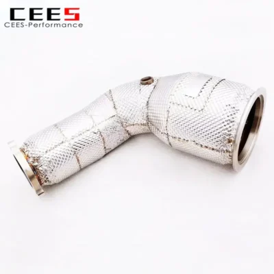 CEES 304 High Flow Catted Downpipe For AUDI RS4 2.9T 2019 - 2022 High Performance Exhaust Downpipe - Image 3