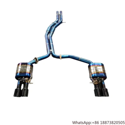 Tuning Valved Catback for Audi S4/S5 B8 B8.5 3.0T 2013-2019 Car Exhaust Muffler Pipe System Escape Titanium Alloy