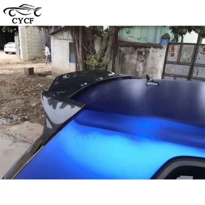 For Volkswagen VW Golf 7 7.5 VII MK 7 7.5 GTI Carbon Fiber Car Rear Luggage Rear Fender Diffuser Spoiler Top Wing Tail Body Kit - immagine 6