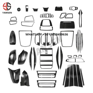 Carbon Fiber Luxury Car Accessories Interior Trim Decoration Sticker for 5 Series F10 2011-2017 Body Kit