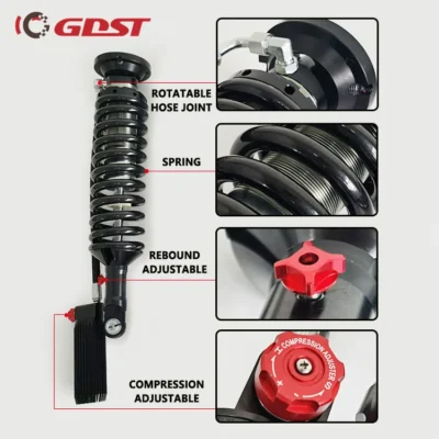GDST 4WD Accessories 4X4 Off Road Nitrogen Shock Absorber Adjustable Suspension Kit For Ford F150 F-150 - Image 5