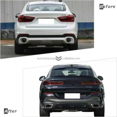 Upgrade Modification KitF16 To G06 Body Kit Car Sets For Bmws 2015-2019 Year X6 Old To New 2024 Style M Sport MT Look Bodykit - immagine 3