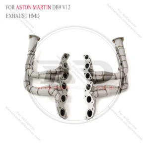 HMD Stainless Steel Exhaust System Resonant tube for Aston Martin Rapide V12 6.0L manifold 🛫