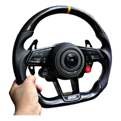 Sports Style Car Steering Wheel for VGolf 7.5 GTI MK7 Polo GTS GTD GTE R Passat CC R-Line Carbon Fiber Steering Wheel