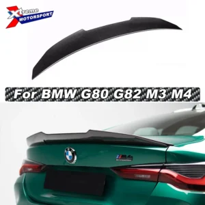Dry Carbon Fiber PSM Style Rear Spoiler for BMW G80 G82 G83 M3 M4 Lip Splitter Diffuser Trunk Rear Wing Aerodynamic Body Kits