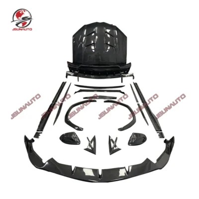 For Lamborghini URUS Carbon Fiber Bumper Front Lip Rear Diffuser Side Skirts MSY Style Engine Cover Tail Wing Premium Modify - immagine 2