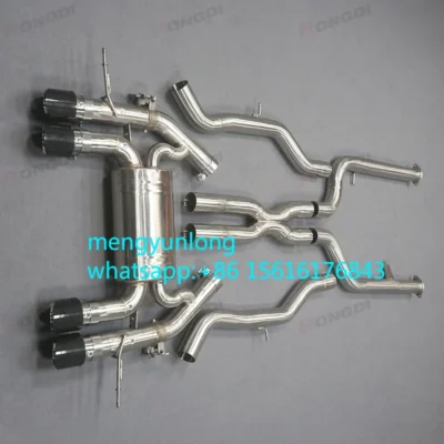 76mm Modified Sport Car Stainless Steel Dual Pipes Exhaust Pipes System Electronic Valve Muffler for M2 G87 S58 3.0T - immagine 5