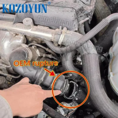 Intercooler Intake pipe Charge Pipe turbo kit for Ford Mustang Coupe EcoBoost 15+ 2.3L - immagine 2
