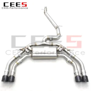 CEES Stainless Steel Catback Exhaust Escape For AUDI S3 2.0T 2015-2023 Exhaust Pipe Muffler Car Exhaust System