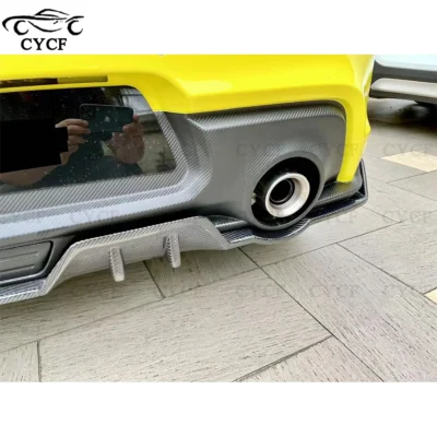 For Suzuki Swift Sports ZC33S Series Carbon fiber spoiler Tail fins wing rear bumper diffuser rear lip front diffuser Front lip - immagine 6