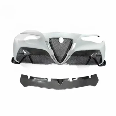 Car Accessories Giulia Carbon Fiber Spoiler for Alfa Romeo Giulia Upgrade Wide Fender Bumper Hood Spoiler Body Kit - immagine 4