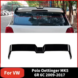 For Volkswagen Polo Oettinger MK5 6R 6C 2009-2017 Rear Trunk Spoiler Wing Auto Parts Lip Diffuser Tail Fin Accessories Body Kits