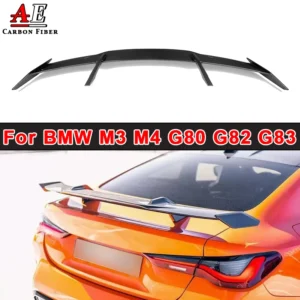 Carbon Fiber Rear Trunk Lid Spoiler For BMW M3 G80 M4 G82 G83 2021+ Tail Wing Lip Diffuser Splitter Body Kit Car Accessories