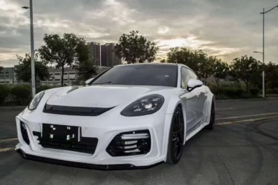 suitable for Tec Style Body Kit 971 Panamera Front and Rear Bumpers Side Skirts Diffuser Spoiler