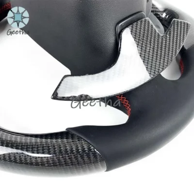 Car Interior Accessories Carbon Fiber Steering Wheel for Chevrolet CARoss2016 2017 2018 2019 2020 Body kit bumper - immagine 6