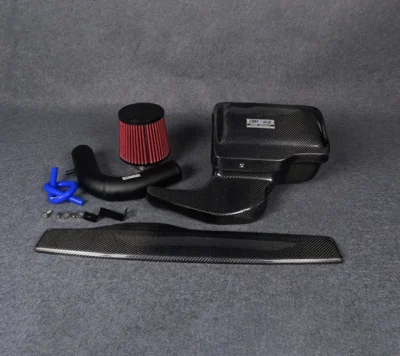 Carbon Fiber Air Intake Filter Kit Cold Air Intake Bellows System Part Premium Auto for Q2L Air Filters - immagine 2
