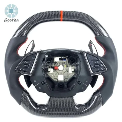 Car Interior Accessories Carbon Fiber Steering Wheel for Chevrolet CARoss2016 2017 2018 2019 2020 Body kit bumper