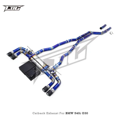 Upgraded versionCustom Sound System for 530i/540i G30/G31 2.0T/3.0T B48/B58 2018-2024 Racing Car Exhaust Pipes Muffler Escap - immagine 2