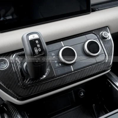 Car Decoration Accessories Defender Dashboard Carbon Fiber Interior Kit For Land Rover Defender 110 Parts - immagine 5